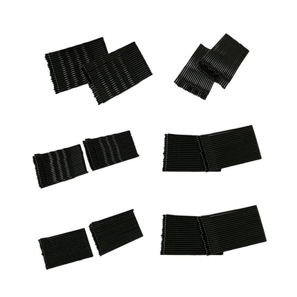 40 PCS Short Black Waved Hair Pins Bobby Pins Grips Salon Dance Hair Accessories - Aimall