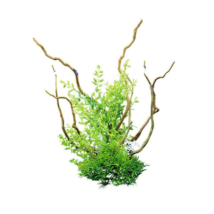 Aquarium Landscaping Decoration Artificial Wood and Plants Fish Tank Ornament