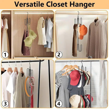 Multi-functional Hat Storage Rack Double Hanging Organizer for Hats Accessories