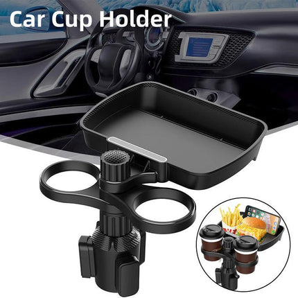 Car Tray Table for Drinks Mug Holder Space Saver Small Dining Table Travel Use