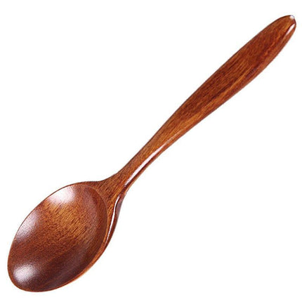 5PCS/lot Kitchen Wooden Spoon Bamboo Cooking Utensil Soup Teaspoon Tableware - Aimall