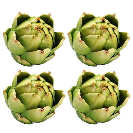 4PCS Artificial Succulent Plant French Lily Artichoke Head Household Room Decor