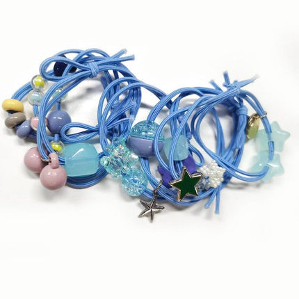 8PCS Baby Kids Girl Hair Bands Elastic Rope Ties Ponytail Holders Accessories - Aimall