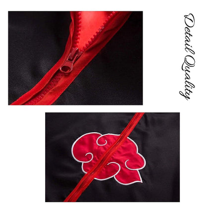 Halloween Ninja Cloak COS Costume Akatsuki Taka Hooded Robe