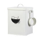 Food Storage Bucket Sealed Moisture Proof Container for Cat Dog Snacks Tin Box