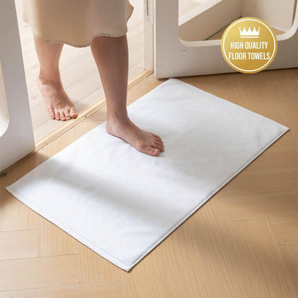 6PCS Absorbent Non Slip Bathroom Floor Mat Towel 50x80cm for Hotel Home Use