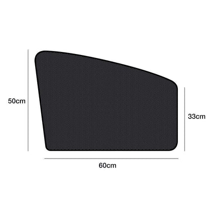 Magnetic Car Window Sun Shade UV Protection Front+Rear Side Window Curtain Cover - Aimall