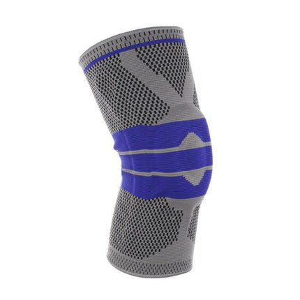 Knee Support Pads Brace Protector Full Gel Sports Joint Medial Gym Patella Strap Grey - Aimall
