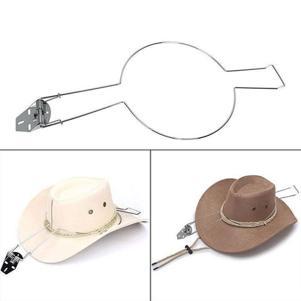 Car Hat Holder Saver Riding Helmet Akubra Equestrian Hard Spring Load Cover New - Aimall
