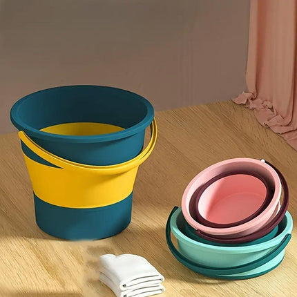 Telescopic Water Bucket for Car Washing Fishing Household Foot Soaking Thickened