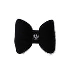 Black Bowknot Neck Pillow Plush Bow Tie Soft Plush Car Headrest Waist Support
