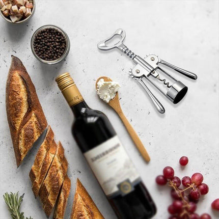 3PCS Wine Bottle Opener Corkscrew Set Kitchen Bar Tools for Easy Opening