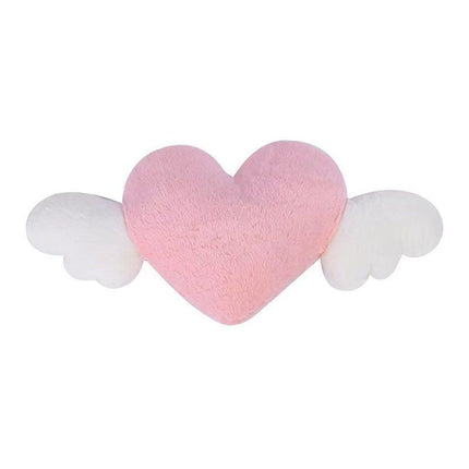 Car Headrest Neck Pillow Love Wings Support Cushion for Comfortable Driving