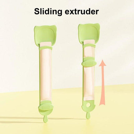 Cat Strip Scoop Squeezer Feeder Snack Spoon Easy Cat Feeding Treats