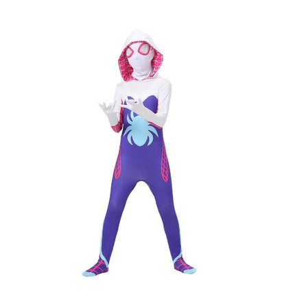 Halloween Costume Children's Boomsuit Headgear Clothes Miles Adult Male Gwen Steel Spider Tight Man