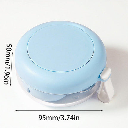 Blue Braces Cleaning Organiser Soak Box Portable Toothbrush Holder for Oral Care