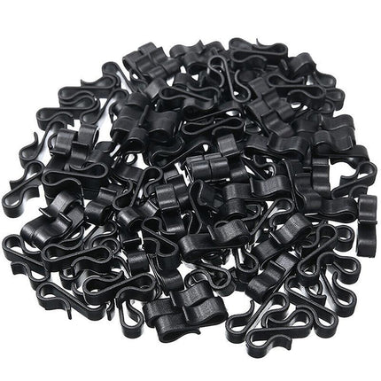 Up 100PCS Led Fairy Lights Gutter Hooks Heavy Duty Clips Party Led Fairy Light - Aimall