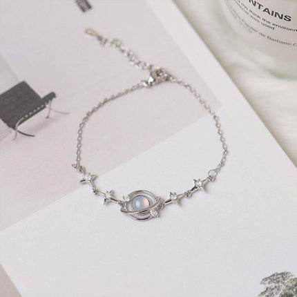 Elegant Celestial Star Charm Bracelet for Women Girls Dainty Fashion Jewelry