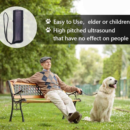 Ultrasonic Dog Barking Control Anti Bark Device Stop Repeller Train Tool Trainer - Aimall