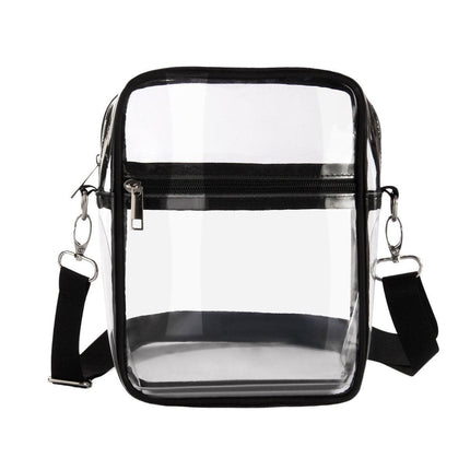Transparent Crossbody Bag Clear Stylish Handbag for Men and Women Daily Use