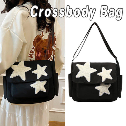 Japanese Style Female Pentagram Crossbody Bag Casual Shoulder Messenger Bag