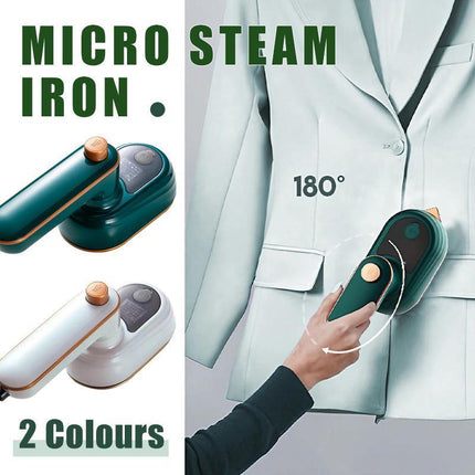 Portable Micro Steam Iron Garment Steamer Handheld Mini Clothes Ironing Machine - Aimall