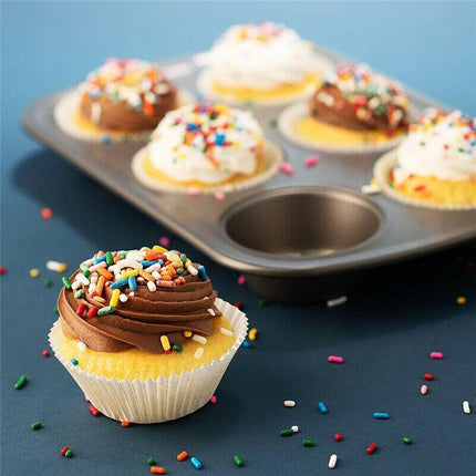 Patty Pans Muffin Cases Choc 600/Pk Cake Boards Cupcake Liners Boxes Baking Cups - Aimall