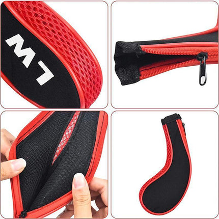 12Pcs Golf Head Cover Iron Putter Driver Headcover Protective Set Club Covers - Aimall