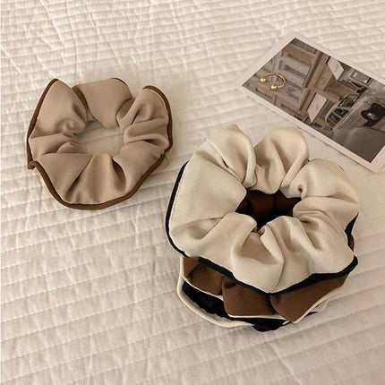 Large Scrunchies Silk Satin Elastic Hair Hair Bands Rope Tie Ponytail Accessory - Aimall