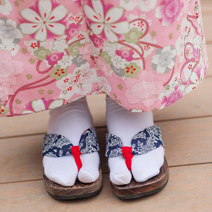 Two Toe Socks Japan Style Clog Props Hotel Bath Spa Socks Comfortable Tube Fit