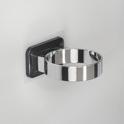 Hair Dryer Holder Rack Sturdy Wall Mount Toilet Bathroom Steel Stand Storage
