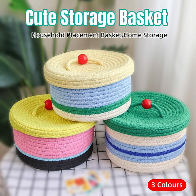 Storage Basket Desktop Organizer for Cosmetics Toys Office Desk Storage Box