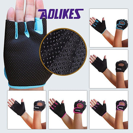 M Size Sports Gloves Weight Lifting Exercise Training Workout Bike Riding Men Women - Aimall