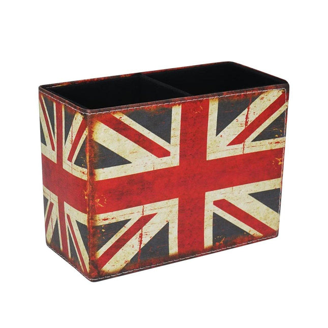 Two Compartment Desktop Organiser Storage Box Office Desk Organizer Supplies