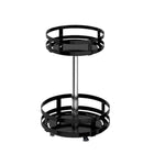 Kitchen Rotating Spice Rack Triple Layer Countertop Organizer Storage Shelf
