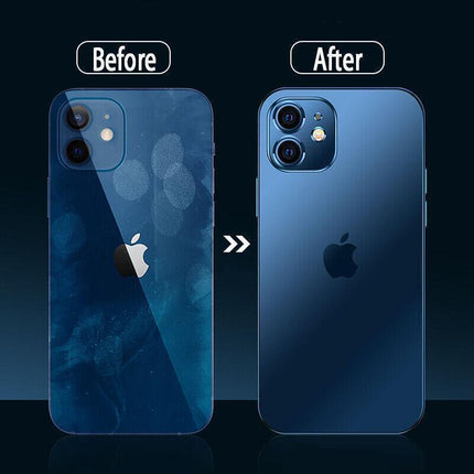 Blue For iPhone 13 12 11 Pro Max Case Thin Matte Ultra Slim Shockproof Clear Cover - Aimall