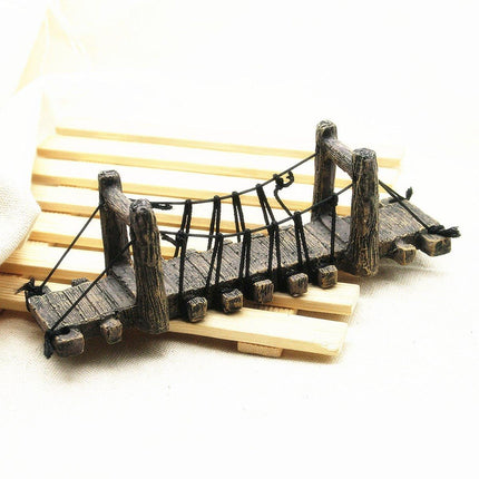 Resin Bridge Aquarium Decoration Fish Tank Accessories Shrimp Tortoise Climbing