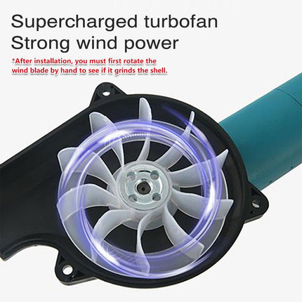 2in1 Angle Grinder Blow Dryer Suction Converter Power Tool Accessories Kit