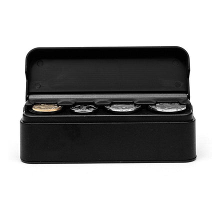 2X Car Coin Holder Portable Mini Change Storage Box Container Organizer Interior