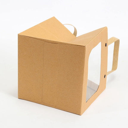 Square Paper Bags Standard Kraft Material Sturdy Multipurpose Available 3 Sizes