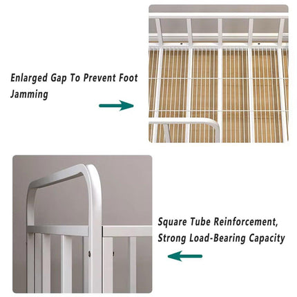 Durable Dog Kennel Bed Frame Raised Pet Bed for Small and Large Dogs Outdoor Use