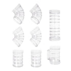 8X Hamster Cage Tunnel Squirrel Guinea Pig Hedgehog Small Animals Tube Toy - Aimall
