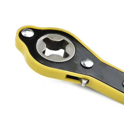 Car Labor-Saving Jack Ratchet Wrench Wheel Hand Crank Cross Wrench Repair Tool - Aimall