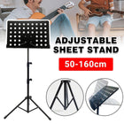 Adjustable Heavy Duty Music Stand Folding Large Sheet Holder for Stage Conductor