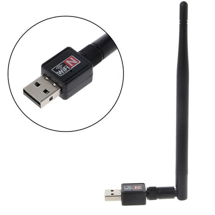 802.11AC AC600 USB WiFi Wireless Adapter Dongle WPS 5GHz Dual Band 5dBi Antenna - Aimall