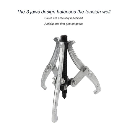 3PCS Bearing Gear Hub Puller Remover Tool Drop Forged Reversible Jaws Separator - Aimall