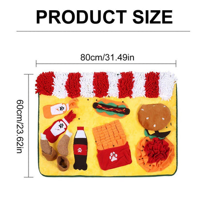 Dog Sniffing Pad Pet Training Mat Interactive Snuffle Toy for Dogs Stress Relief