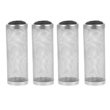 4x Stainless Steel Shrimp Filter Guard Aquarium Intake Protector Fish Safe Mesh