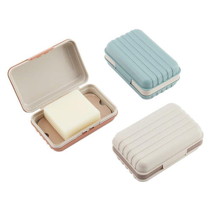 3PCS Soap Holder Travel Soap Container Portable Bar Soap Case Leakproof Soap Box