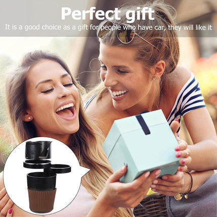 Multifunctional Car Cup Holder Storage Box Drink Organiser Vehicle Accessories